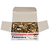 Charles Leonard Brass-Plated Paper Fasteners, 1", 100 Per Box, 10 Boxes Image 1