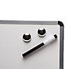 Charles Leonard Framed Magnetic Dry Erase Board with Marker & Magnets, Silver Frame, 11" x 14", Pack of 3 Image 2