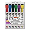 Charles Leonard Magnetic Dry Erase Markers with Erasers, 6 Per Pack, 6 Packs Image 1