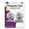 Charles Leonard Magnetic Spring Clips, 2 Per Pack, 24 Packs Image 1