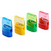 Charles Leonard Pencil Sharpener with Cone Shaped Shaving Receptacle, Assorted Colors, 24 Per Pack Image 1