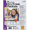 Charles Leonard Reusable Dry Erase Pockets, Set of 10 Image 1
