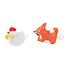 Chicken & Fox Pull-String Toys - 6 Sets Image 1