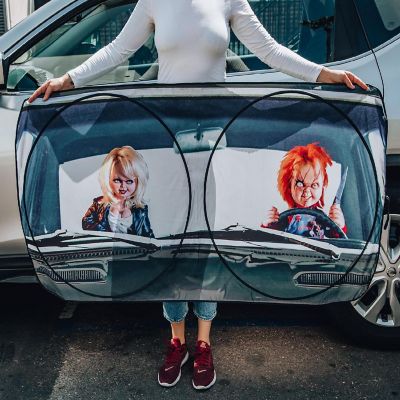 Child's Play Chucky Sunshade for Car Windshield  64 x 32 Inches Image 3