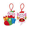 Christmas Axolotl Ornament Craft Kit - Makes 12 Image 1