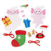 Christmas Axolotl Ornament Craft Kit - Makes 12 Image 1