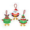 Christmas Bird Ornament Craft Kit - Makes 12 Image 1