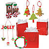 Christmas Crafts with Gift Bag Giveaway Kit for 24 Image 1