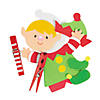 Christmas Elf Clothespin Craft Kit - Makes 12 Image 1