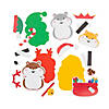 Christmas Hamster Magnet Craft Kit - Makes 12 Image 1