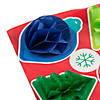 Christmas Honeycomb Sticker Sheets - 4 Pc. Image 1