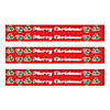 Christmas Pencils with Assorted Pencil Top Erasers - 12 Pc. Image 1