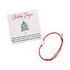 Christmas Prayer Cross Bracelets with Card - 12 Pc. Image 2