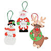Christmas Tree Ornament Craft Kit - Makes 12 Image 1