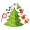 Christmas Tree with Elves Craft Kit - Makes 12 Image 1
