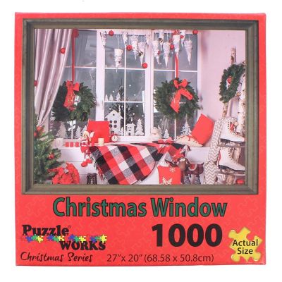 Christmas Window 1000 Piece Jigsaw Puzzle Image 1
