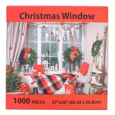 Christmas Window 1000 Piece Jigsaw Puzzle Image 1