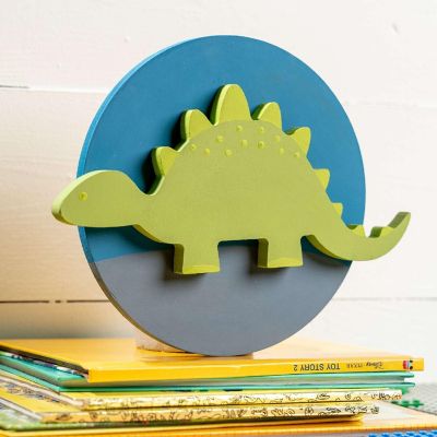 Chunky Shape -  Dinosaur (Stegosaurus) 4pc Image 2