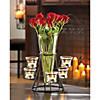 Circular Candle Stand With Vase 10.25X9.75X10.75" Image 1