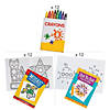 Classroom Activity Books with Crayons Kit for 12 Image 1