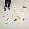 Classroom Pets Footprints Floor Clings Image 1