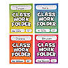 Classwork Pocket Folders - 12 Pc. Image 1