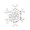 Clear Acrylic Snowflake Ornament (Set Of 24) 5.25"H Acrylic Image 3