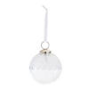 Clear Ball Ornament (Set Of 6) 3"D Glass Image 1