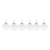 Clear Ball Ornament (Set Of 6) 3"D Glass Image 2