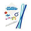 Clear Bubble Tube with Eat My Bubbles Card Craft Kit - Makes 24 Image 1