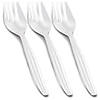 Clear Disposable Plastic Serving Forks (140 Forks) Image 2