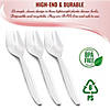 Clear Disposable Plastic Serving Forks (140 Forks) Image 3