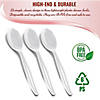 Clear Disposable Plastic Serving Spoons (110 Spoons) Image 3