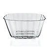 Clear Fluted Rectangular Disposable Plastic Pudding Cups (132 Cups) Image 1