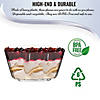 Clear Fluted Rectangular Disposable Plastic Pudding Cups (132 Cups) Image 3