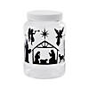 Clear Jars with Nativity Scene Kit - Makes 12 Image 1