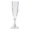 Clear Patterned BPA-Free Plastic Champagne Flutes - 12 Ct. Image 1