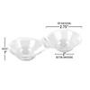 Clear Round 2-Hole Mini Plastic Candy Bowls (144 Bowls) Image 2