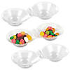 Clear Round 2-Hole Mini Plastic Candy Bowls (144 Bowls) Image 3