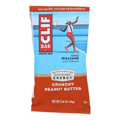 Clif Bar - Organic Crunch Peanut Butter - Case of 12 - 2.4 oz Image 1