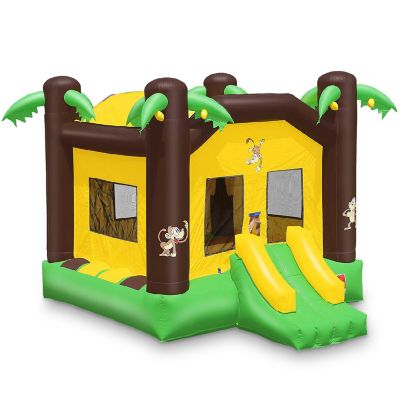 Cloud 9 17' x 13' Commercial Jungle Bounce House - 100% PVC Bouncer - Inflatable Only Image 1