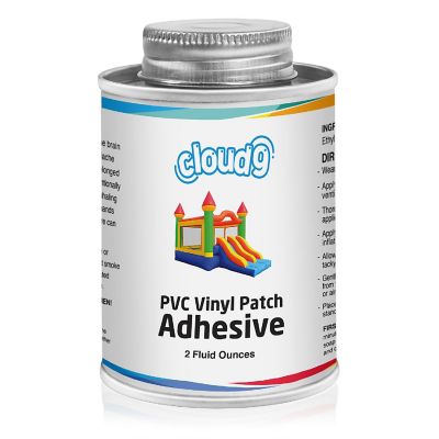 Cloud 9 Inflatable Bounce House Professional Vinyl Repair Patch Kit & Hold Down Stakes Image 2
