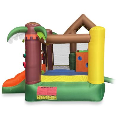 Cloud 9 Jungle Bounce House with Two Slides and Blower, Inflatable Bouncer for Kids Image 3