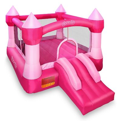 Cloud 9 Pink Princess Bounce House Girls Jumper Castle Bouncer Inflatable Only Image 1