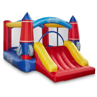 Cloud 9 Rocket Bounce House with Slide and Blower Inflatable Bouncer with Bag Image 1