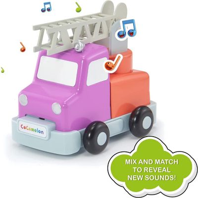 CoComelon Build Reveal Musical Vehicles School Bus Fire Engine Ice Cream Truck Toy WOW! Stuff Image 1