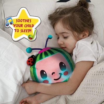 CoComelon Musical Sleep Soother Nursery Rhymes Plush Watermelon Toy WOW! Stuff Image 2