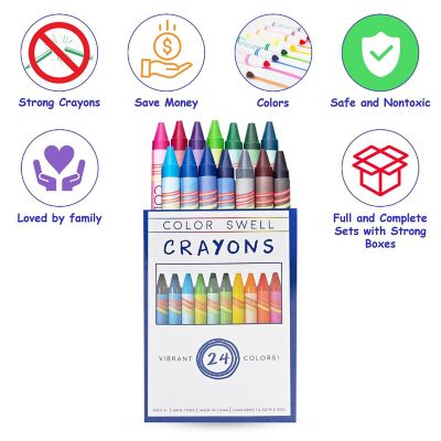Color Swell Crayons 4 Packs Image 1