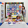 Color Your Own Black History Month Freedom Quilt Bulletin Board Decorating Kit - 60 Pc. Image 1