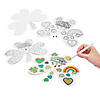 Color Your Own Blessed Shamrock  - 12 Pc. Image 1